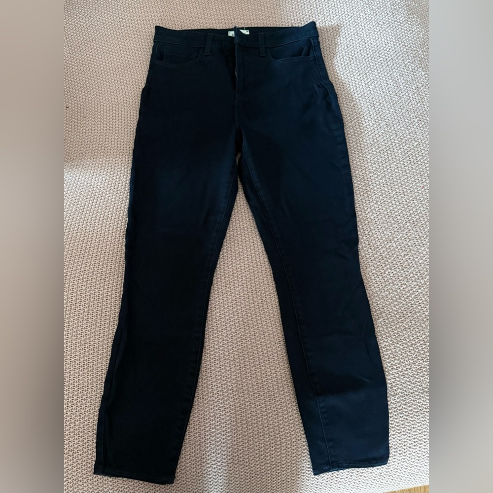 Women’s L’Agence High Rise Skinny Jeans Dark Wash Blue Color Size 29